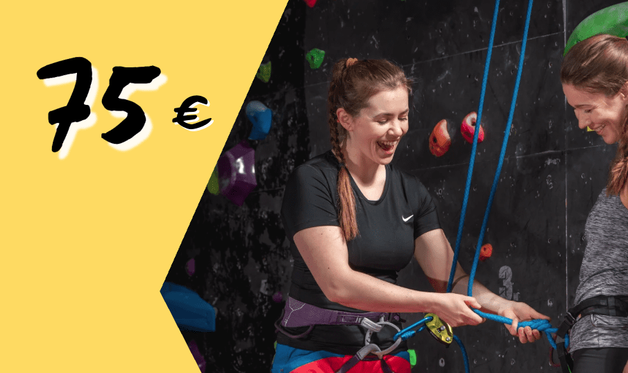 Seinäkiipeilyn alkeiskurssi 75 € (norm. 99 €)